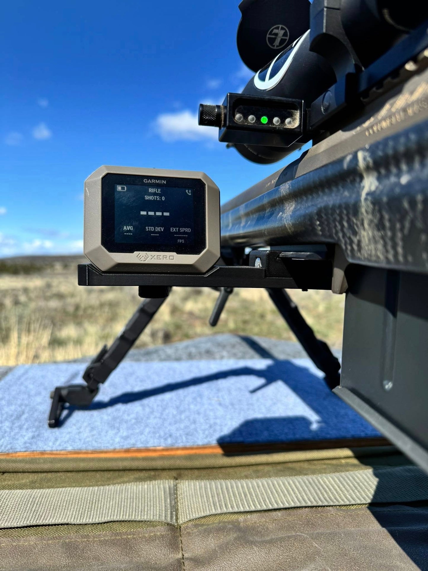 Garmin XERO C1 Mount with ARCA or Picatinny Rail Mount