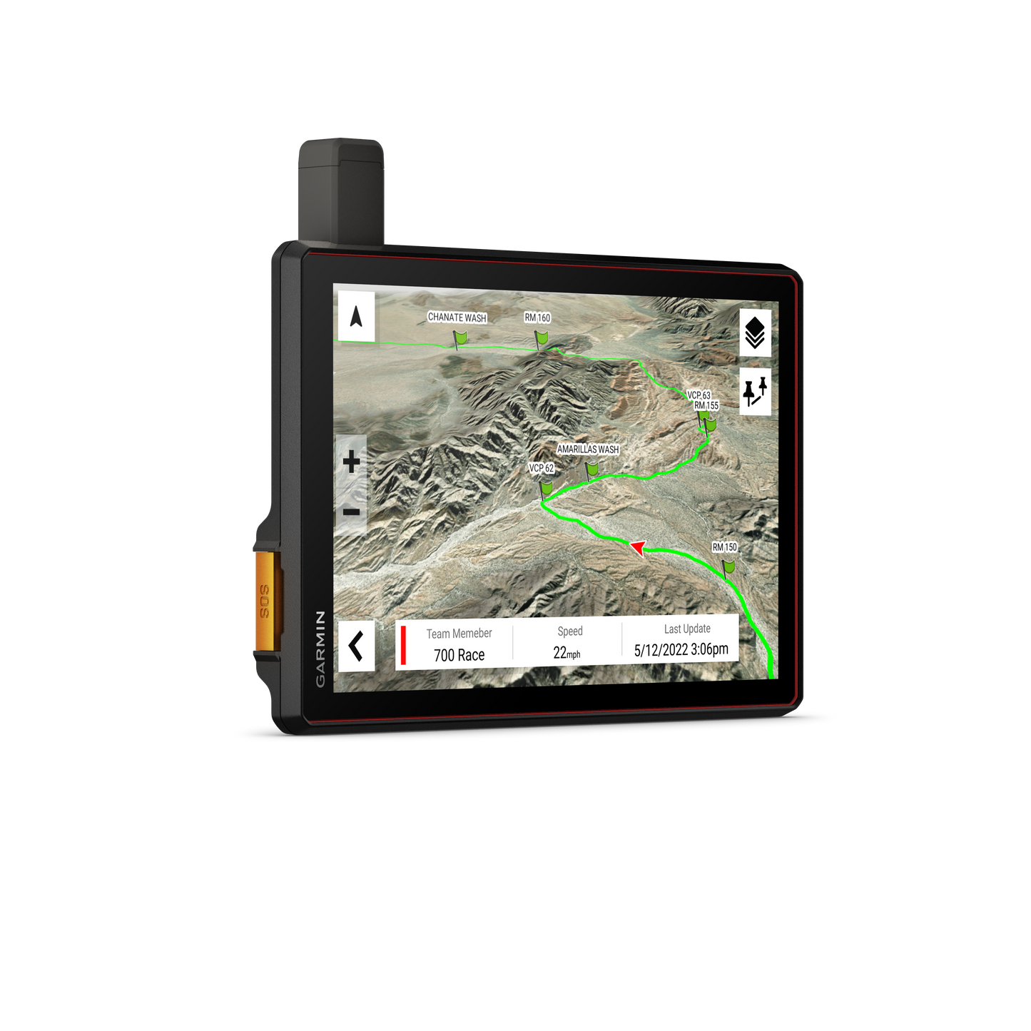 Garmin Tread® XL - Baja Chase Edition, 10" Off-Road Chase Navigator